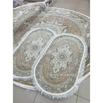 Овальный Ковер для Гостиной Медальон Дизайн 30442