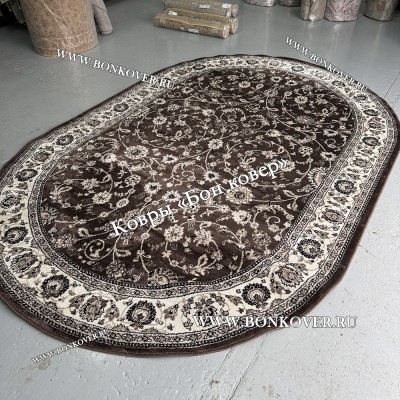 Ковер Российского Производства Дизайн 06 Коричневый Овальный