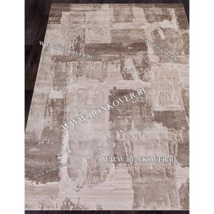 Турецкий Ковер Для Гостиной Дизайн 06 Бежево-Коричневый Прямоугольный