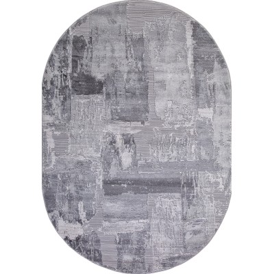 Ковер Armina 03758A GREY / GREY Овал